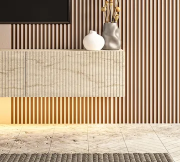 TV-taso Hanah Home Ada (180 x 28,6 x 31,4 cm) Travertiini - Travertiini - Huonekalut - TV- & Mediakalusteet - Tv taso & Mediataso