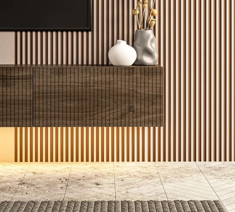 TV-taso Hanah Home Ada (180 x 28,6 x 31,4 cm) Pähkinä - Pähkinä - Huonekalut - TV- & Mediakalusteet - Tv taso & Mediataso
