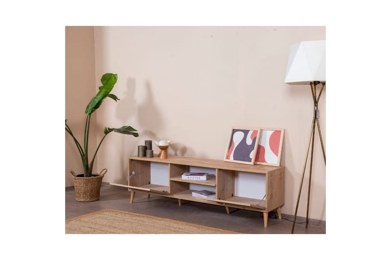 TV-taso Hanhi Tammi - Tammi - Huonekalut - TV- & Mediakalusteet - Tv taso & Mediataso