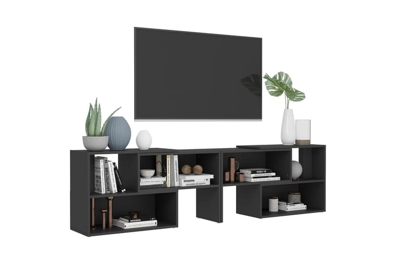 TV-taso harmaa 149x30x52 cm lastulevy - Harmaa - Huonekalut - TV- & Mediakalusteet - Tv taso & Mediataso