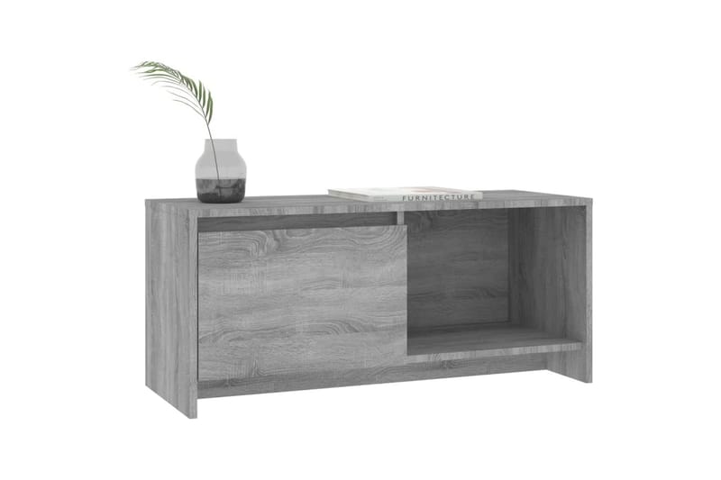 TV-taso harmaa Sonoma tammi 90x35x40 cm lastulevy - Harmaa - Huonekalut - TV- & Mediakalusteet - Tv taso & Mediataso