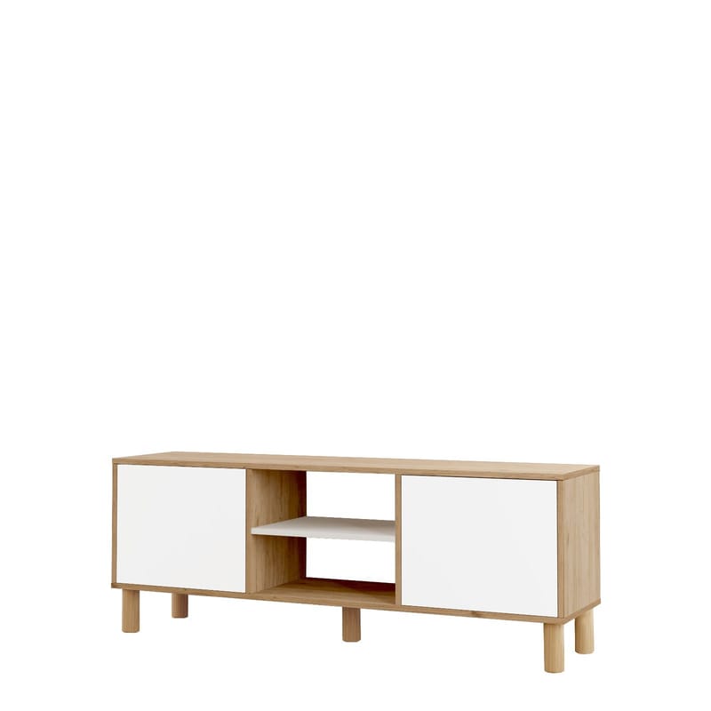 TV-taso Homitis Alston (160 x 59,1 x 40 cm) tammi/valkoinen, undefined