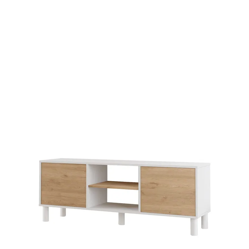 TV-taso Homitis Alston (160 x 59,1 x 40 cm) Valkoinen tammi, undefined