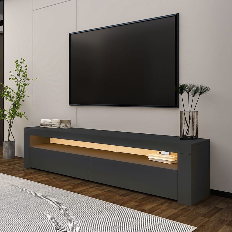 TV-taso Homitis Bati (150 x 46,8 x 36,8 cm) Antrasiitti - Huonekalut - TV- & Mediakalusteet - Tv taso & Mediataso