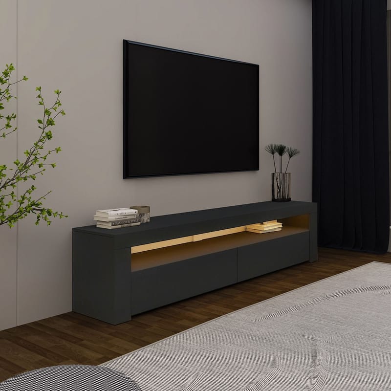 TV-taso Homitis Bati (150 x 46,8 x 36,8 cm) Antrasiitti - Huonekalut - TV- & Mediakalusteet - Tv taso & Mediataso