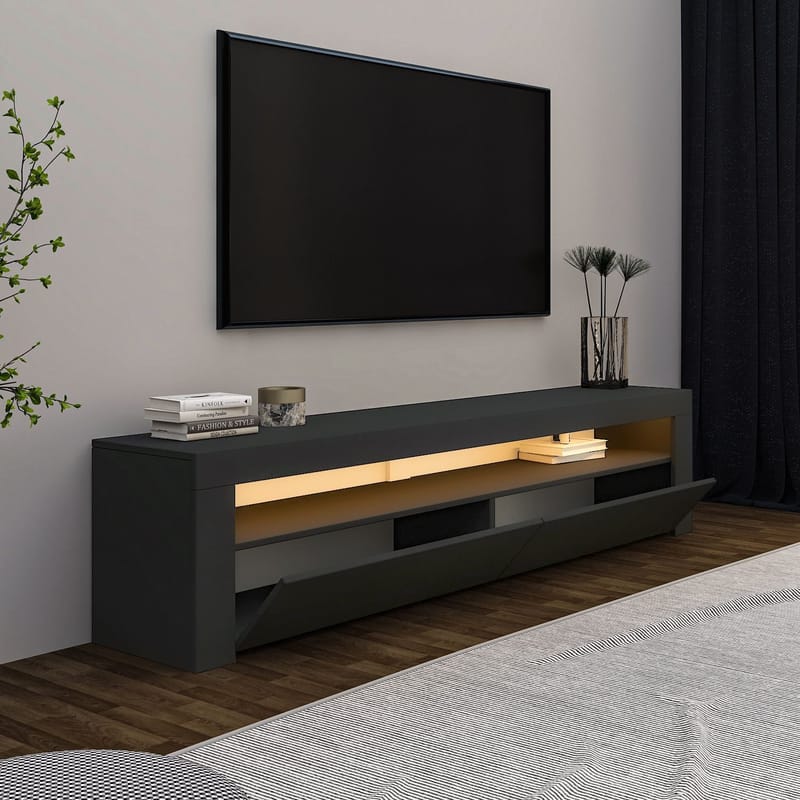 TV-taso Homitis Bati (150 x 46,8 x 36,8 cm) Antrasiitti - Huonekalut - TV- & Mediakalusteet - Tv taso & Mediataso