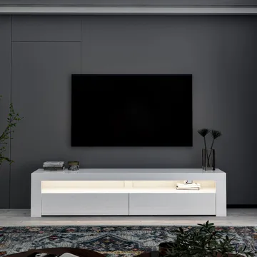 TV-taso Homitis Bati (150 x 46,8 x 36,8 cm) Valkoinen - Huonekalut - TV- & Mediakalusteet - Tv taso & Mediataso