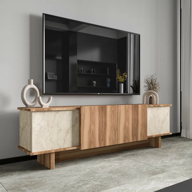 TV-taso Homitis Diana Travertine Walnut, undefined