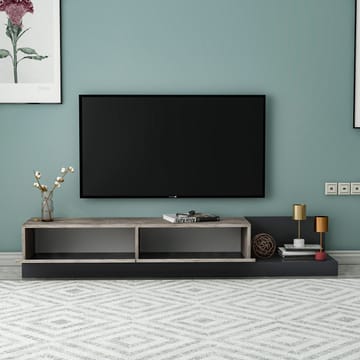 TV-taso Homitis Major (180 x 30 x 37 cm) Gordion-marmori antrasiitti - Gordion Marble/Anthracite - Huonekalut - TV- & Mediakalusteet - Tv taso & Mediataso