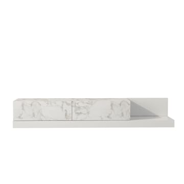 TV-taso Homitis Major (180 x 30 x 37 cm) Marmo-marmori valkoinen - Marmo Marble ja valkoinen - Huonekalut - TV- & Mediakalusteet - Tv taso & Mediataso