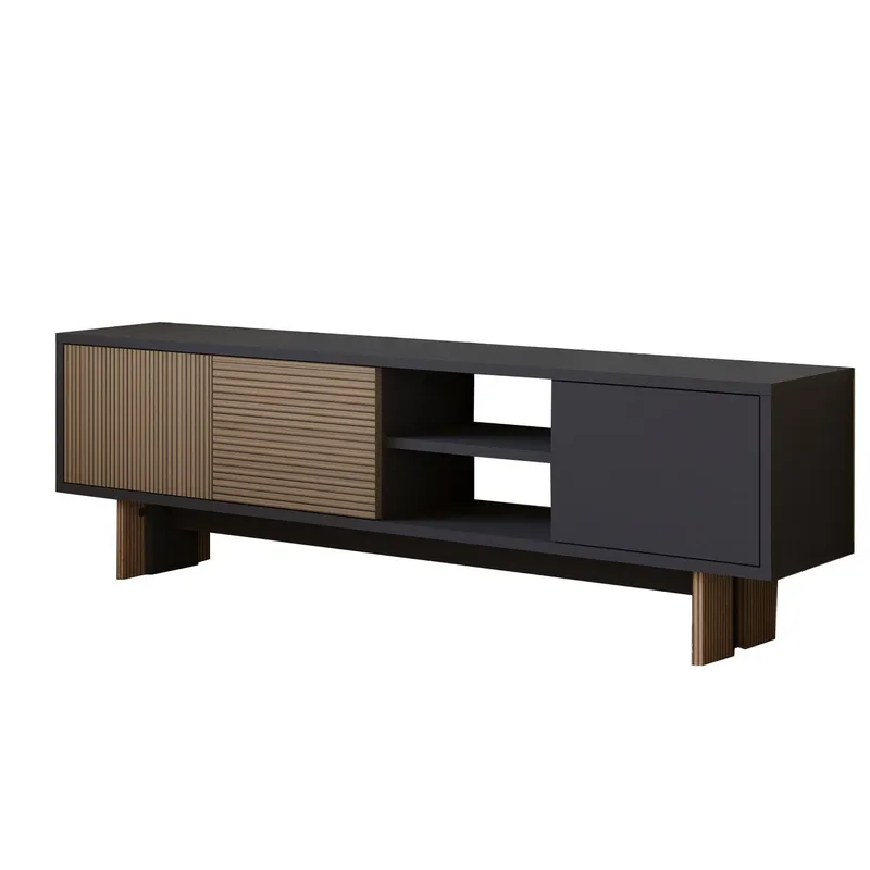 TV-taso Homitis Ravello (150 x 45 x 30 cm) Lämmin tammi antrasiitti, undefined