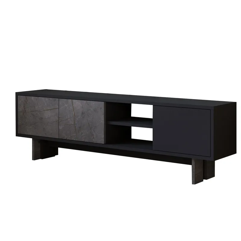 TV-taso Homitis Ravello (150 x 45 x 30 cm) Marmori antrasiitti, undefined