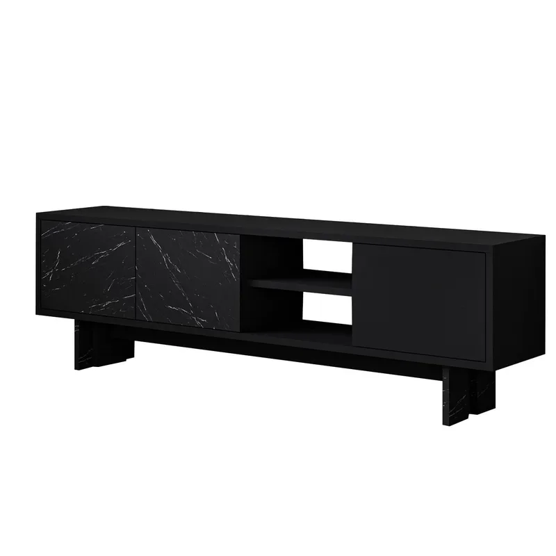 TV-taso Homitis Ravello (150 x 45 x 30 cm) Musta marmori, undefined