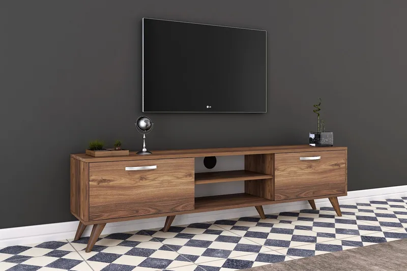 TV-taso Horveryd 180 cm - Ruskea - Huonekalut - TV- & Mediakalusteet - Tv taso & Mediataso