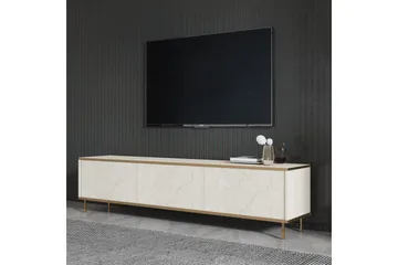 TV-taso Imaj travertiini / kulta - Kulta/Ruskeanharmaa - Huonekalut - TV- & Mediakalusteet - Tv taso & Mediataso
