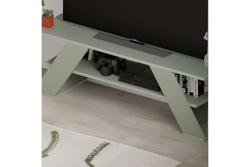 TV-taso Janesh Tuhkanvihreä - Tuhkanvihreä - Huonekalut - TV- & Mediakalusteet - Tv taso & Mediataso