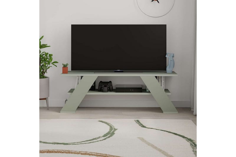 TV-taso Janesh Tuhkanvihreä - Tuhkanvihreä - Huonekalut - TV- & Mediakalusteet - Tv taso & Mediataso