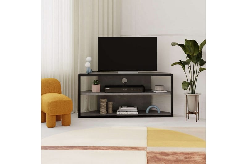 TV-taso Kaiku Retro harmaa - Retro harmaa - Huonekalut - TV- & Mediakalusteet - Tv taso & Mediataso