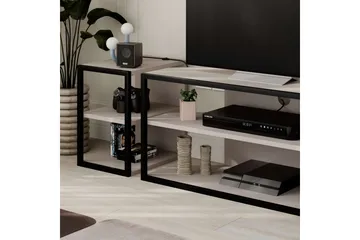 TV-taso Kaiku Vaalea Mokkanahka - Vaalea Mokkanahka - Huonekalut - TV- & Mediakalusteet - Tv taso & Mediataso