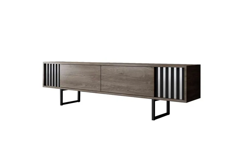 TV-taso Kromilinja Pähkinä / Musta, Pähkinä / Musta