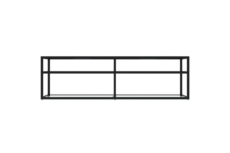 TV-taso läpikuultava 140x40x40,5 cm karkaistu lasi - Läpinäkyvä - Huonekalut - TV- & Mediakalusteet - Tv taso & Mediataso