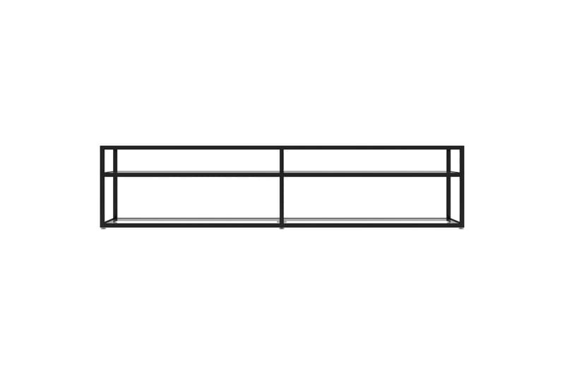 TV-taso läpikuultava 180x40x40,5 cm karkaistu lasi - Läpinäkyvä - Huonekalut - TV- & Mediakalusteet - Tv taso & Mediataso