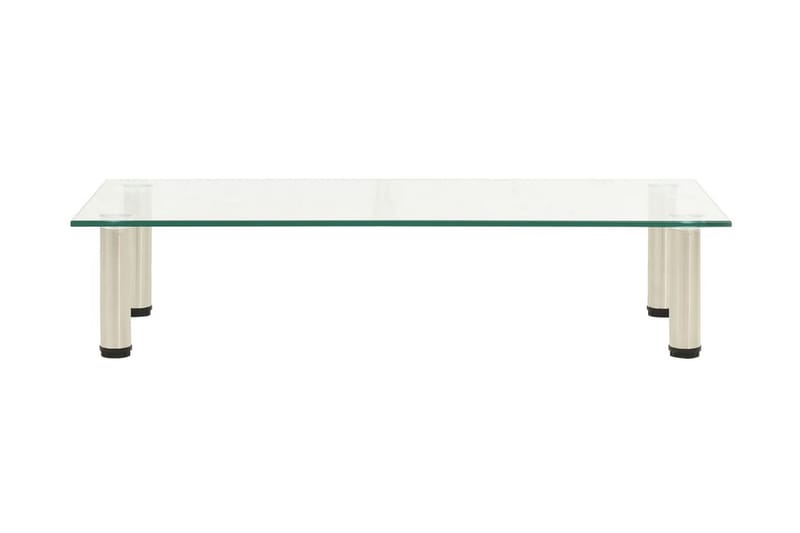 TV-taso läpinäkyvä 80x35x17 cm karkaistu lasi - Läpinäkyvä - Huonekalut - TV- & Mediakalusteet - Tv taso & Mediataso