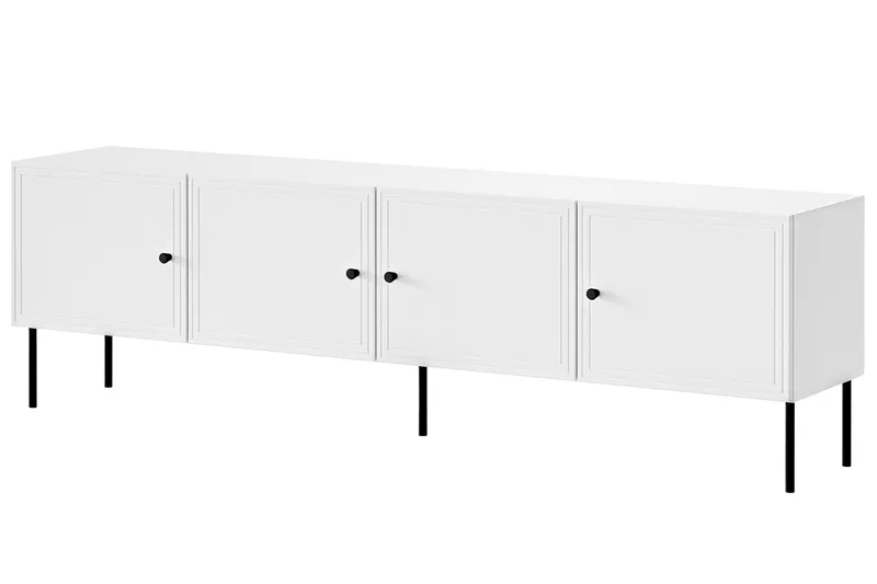 Tv-taso Laholm 201 cm, Valkoinen