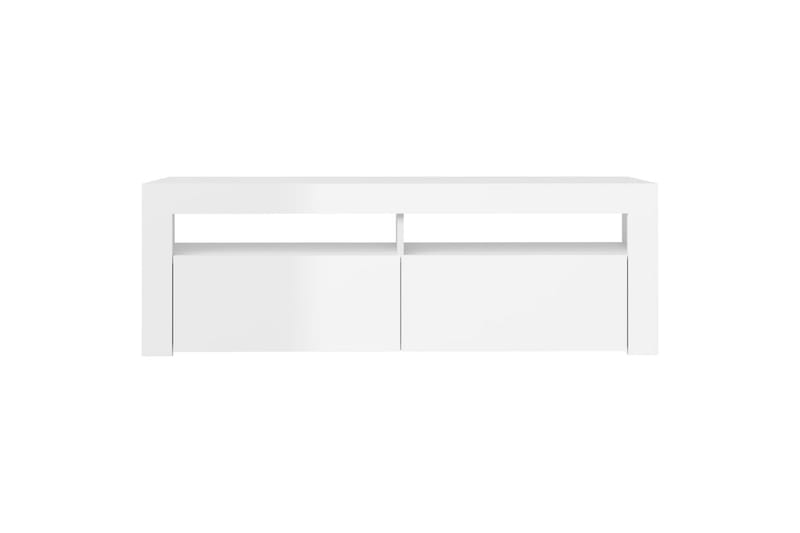 TV-taso LED-valoilla 120x35x40 cm - Valkoinen Korkeakiilto - Huonekalut - TV- & Mediakalusteet - Tv taso & Mediataso