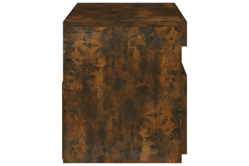 TV-taso LED-valoilla savutammi 75x35x40 cm - Ruskea - Huonekalut - TV- & Mediakalusteet - Tv taso & Mediataso