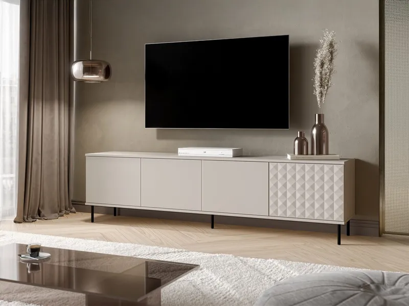 TV-taso LEO 200 -TV-taso beige - Huonekalut - TV- & Mediakalusteet - Tv taso & Mediataso