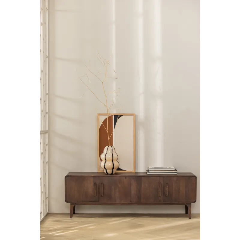 TV-taso Liya 150 cm, Tummanruskea