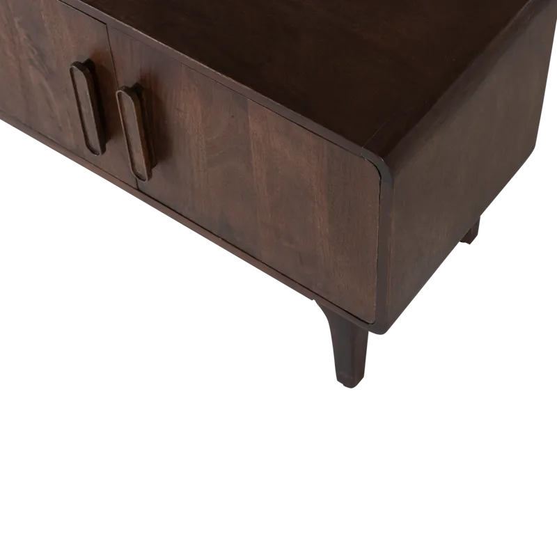 TV-taso Liya 150 cm - Tummanruskea - Huonekalut - TV- & Mediakalusteet - TV-kaappi