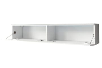 TV-taso Lourmais LED-valaistus - Harmaa/Valk/Valkoinen LED - Huonekalut - TV- & Mediakalusteet - Tv taso & Mediataso
