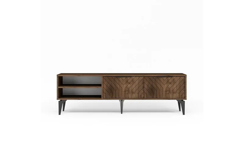 TV-taso Lyven Pähkinäpuu - Pähkinäpuu - Huonekalut - TV- & Mediakalusteet - Tv taso & Mediataso