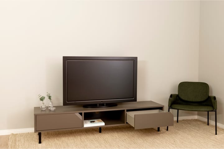 TV-taso Maybach 176,5 cm - Beige - Tv taso & Mediataso