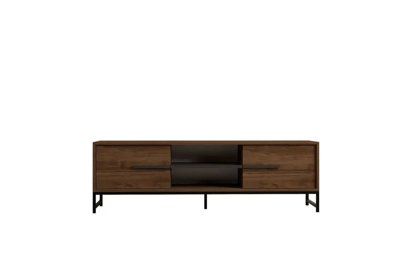 TV-taso Mono Pähkinäpuu - Pähkinäpuu - Huonekalut - TV- & Mediakalusteet - Tv taso & Mediataso