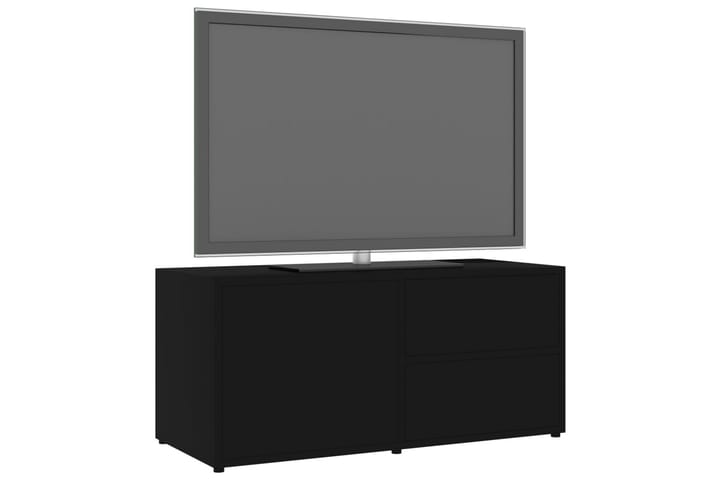 TV-taso musta 80x34x36 cm lastulevy - Tv taso & Mediataso