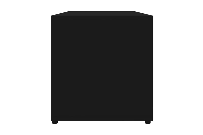 TV-taso musta 80x34x36 cm lastulevy - Huonekalut - TV- & Mediakalusteet - Tv taso & Mediataso
