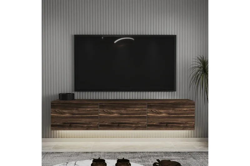 TV-taso Neon Kastanja - Kastanja - Huonekalut - TV- & Mediakalusteet - Tv taso & Mediataso