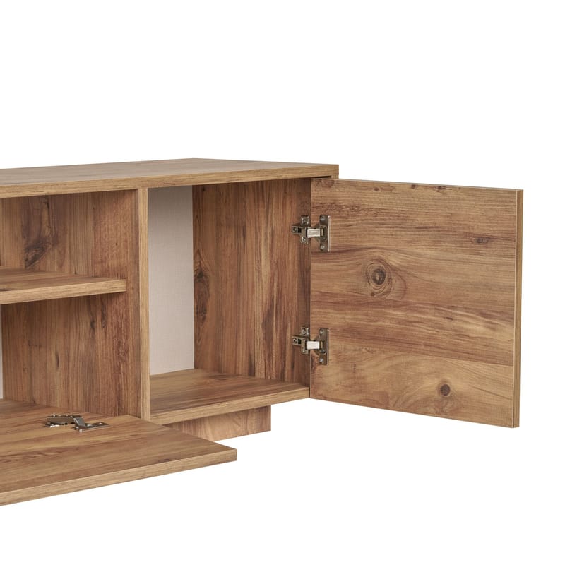 TV-taso Nordure Alvar (180 x 46 x 35 cm) Atlantic Pine - Atlantic Pine - Huonekalut - TV- & Mediakalusteet - Tv taso & Mediataso