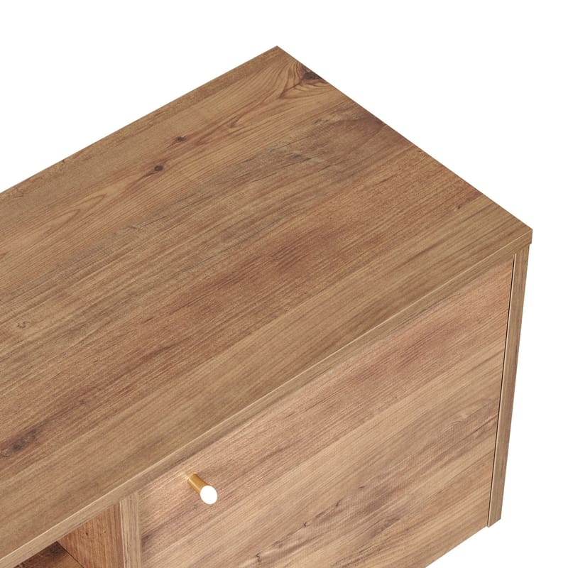 TV-taso Nordure Alvar (180 x 46 x 35 cm) Atlantic Pine - Atlantic Pine - Huonekalut - TV- & Mediakalusteet - Tv taso & Mediataso