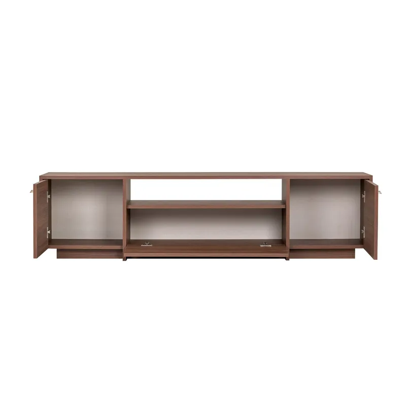 TV-taso Nordure Alvar (180 x 46 x 35 cm) Pähkinä - Pähkinä - Huonekalut - TV- & Mediakalusteet - Tv taso & Mediataso