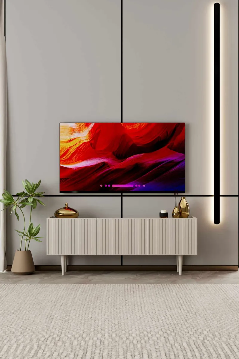 TV-taso Nordure Capella (120 x 50 x 29 cm) Hiekkakivi - Hiekkakivi - Huonekalut - TV- & Mediakalusteet - Tv taso & Mediataso