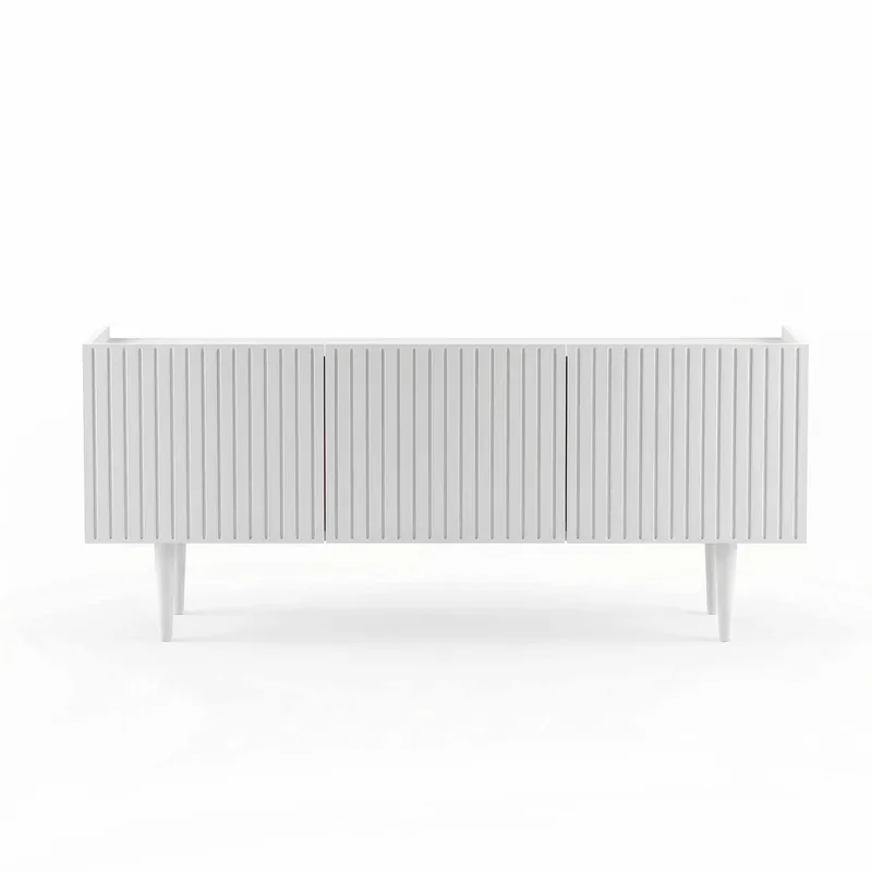 TV-taso Nordure Capella (120 x 50 x 29 cm) Valkoinen, Valkoinen