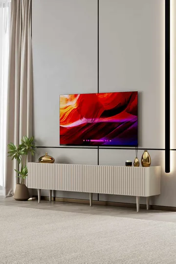 TV-taso Nordure Capella (180 x 50 x 29 cm) Hiekkakivi - Hiekkakivi - Huonekalut - TV- & Mediakalusteet - Tv taso & Mediataso