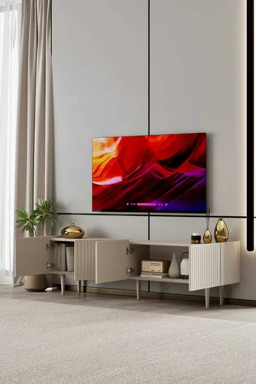 TV-taso Nordure Capella (180 x 50 x 29 cm) Hiekkakivi - Hiekkakivi - Huonekalut - TV- & Mediakalusteet - Tv taso & Mediataso