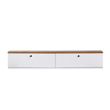 TV-taso Nordure Ligne (140 x 25 x 25 cm) Atlantin mänty valkoinen - Atlantin mänty ja valkoinen - Huonekalut - TV- & Mediakalusteet - Tv taso & Mediataso