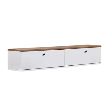 TV-taso Nordure Ligne (140 x 25 x 25 cm) Atlantin mänty valkoinen - Atlantin mänty ja valkoinen - Huonekalut - TV- & Mediakalusteet - Tv taso & Mediataso