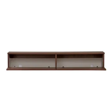 TV-taso Nordure Ligne (140 x 25 x 25 cm) Pähkinä - Pähkinä - Huonekalut - TV- & Mediakalusteet - TV-hyllyt